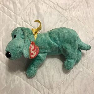 TY Beanie Baby‎ - DIDDLEY the Dog (6.5 inch)
